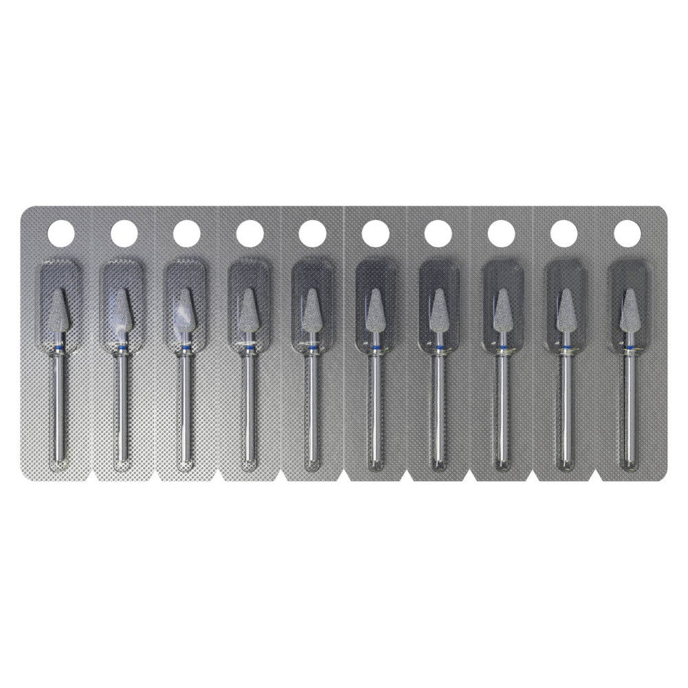 STALEKS PRO Expert Diamond bur Rounded Pear, Blue 5 x 12 mm