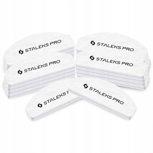 STALEKS EXPERT 41 Mini Crescent grinding nail buff, 100/180 grit (20 pcs)