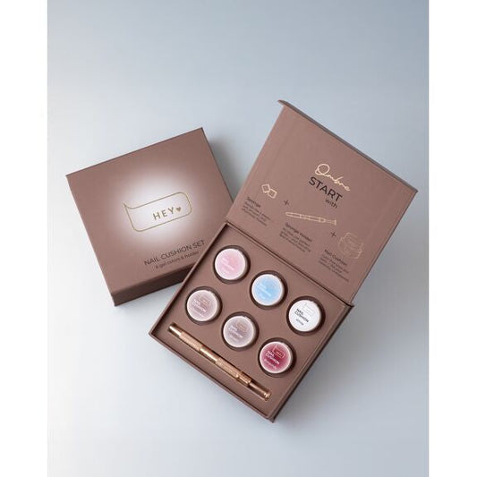 HEYLOVE Nail cushion set Brown, 6 pcs