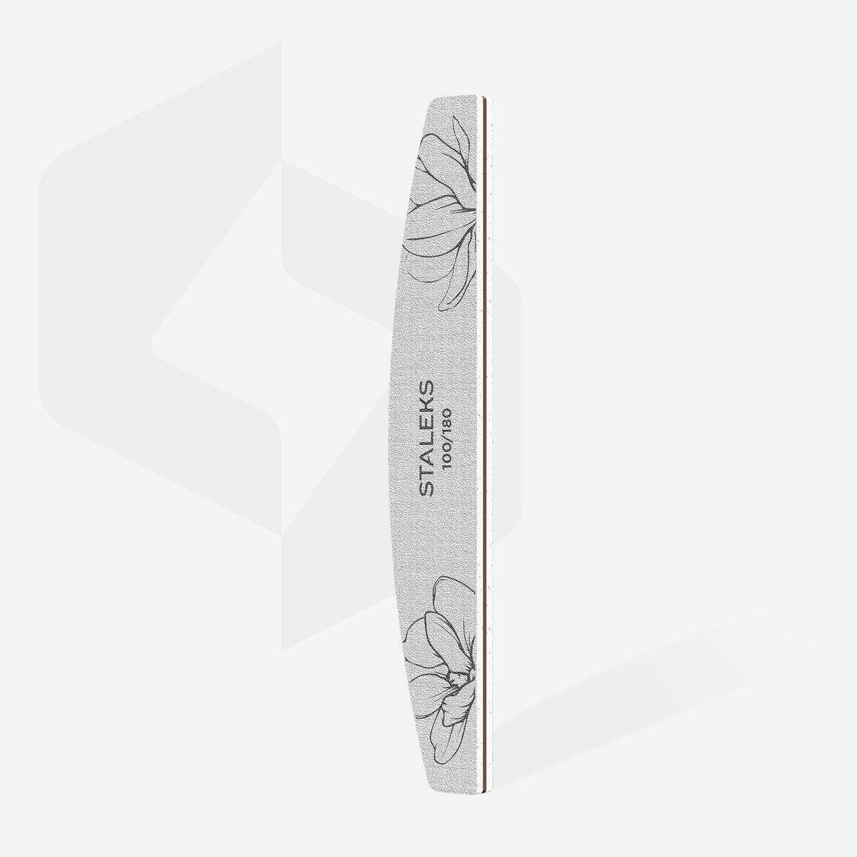 STALEKS EXPERT 40 Crescent mineral nail file, 100/180 grit (1 pc)