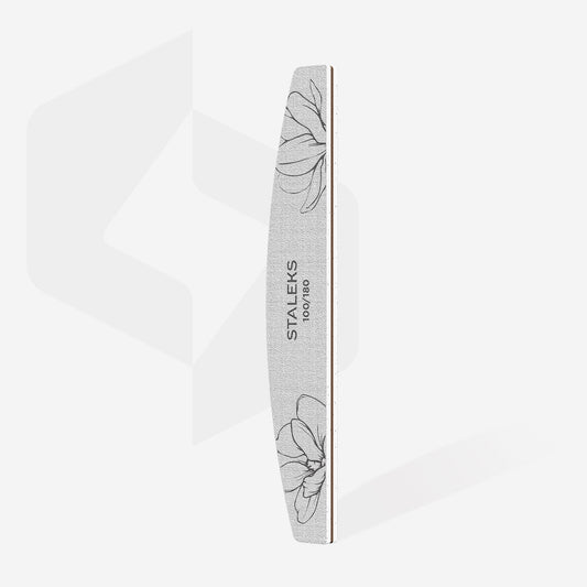 STALEKS EXPERT 40 Crescent mineral nail file, 100/180 grit (1 pc)