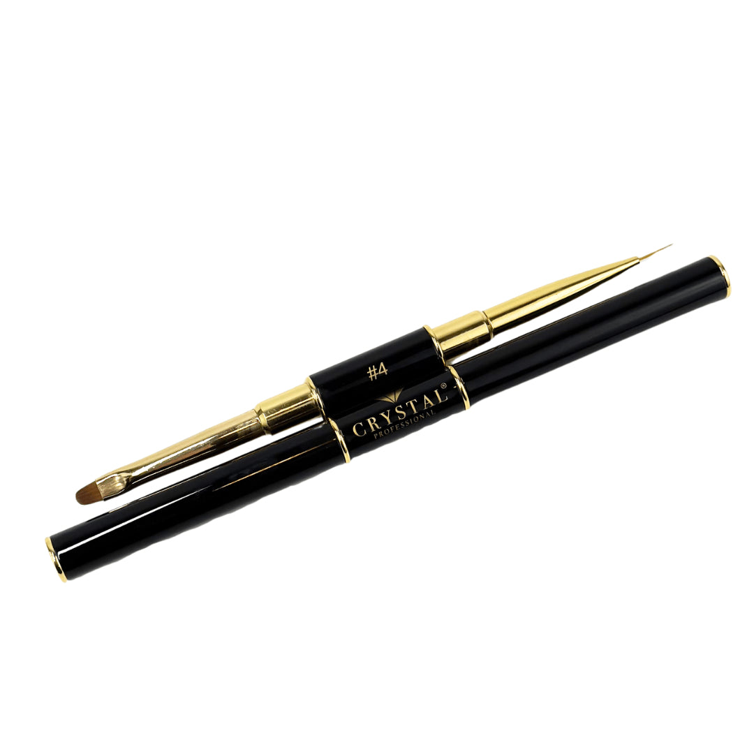 Double-Sided Brush №4 Crystal Professional 5mm/5mm – 7mm