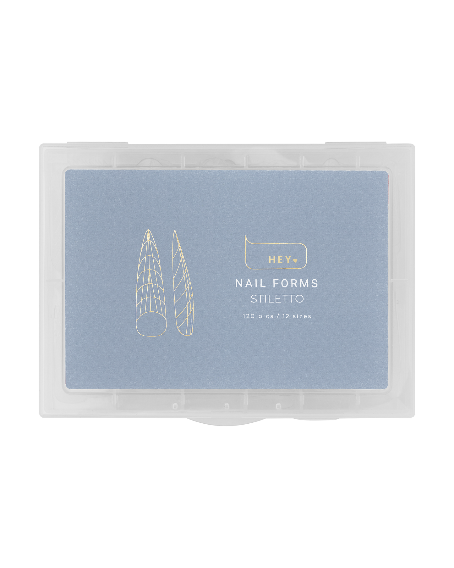 Heylove Nails Forms STILETTO, 120pcs