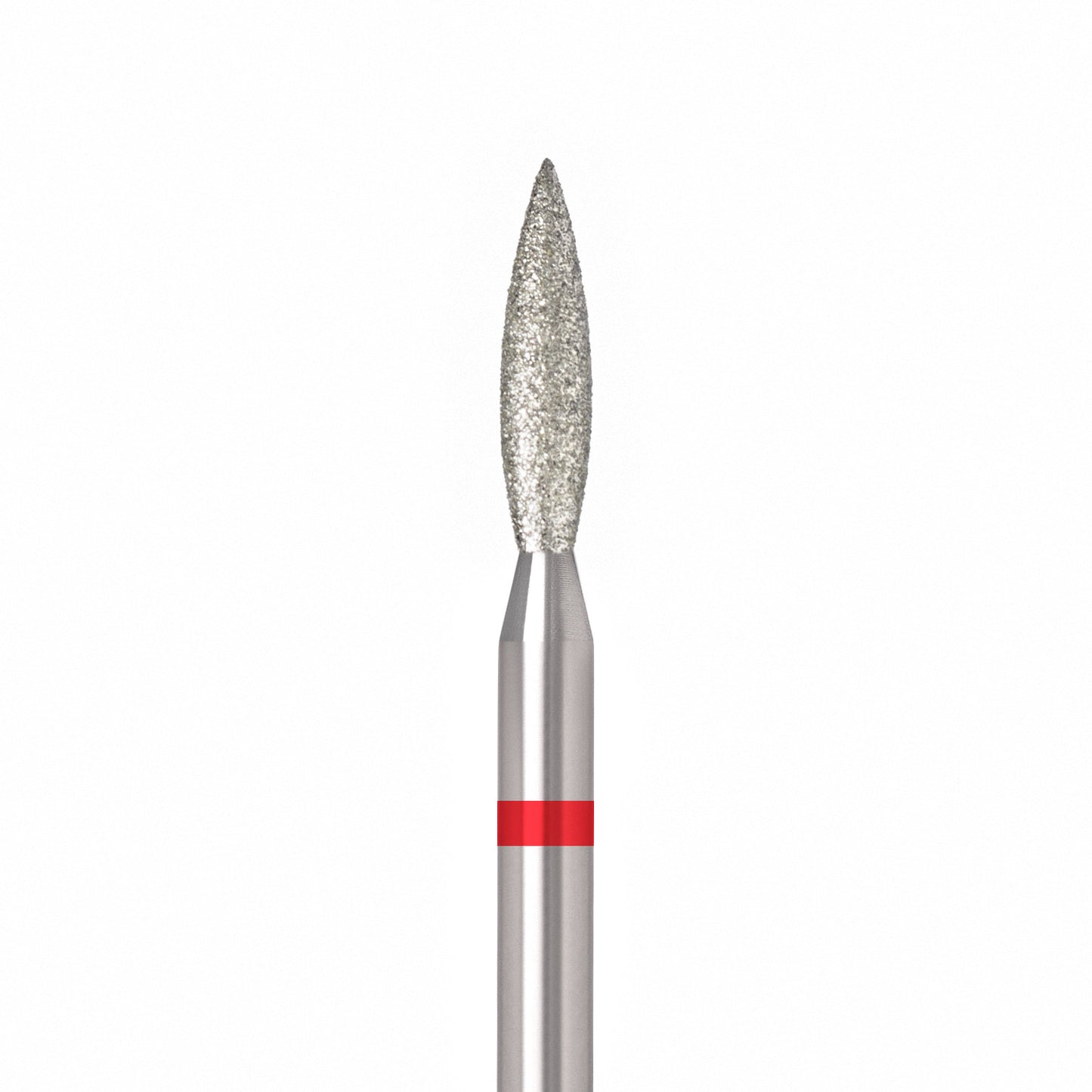 ÜLKA Diamond nail drill bit flame red head diameter 2.3 mm / working part 10 mm