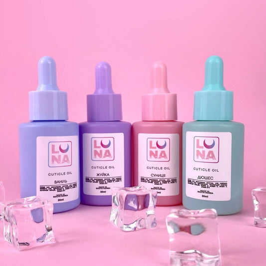 LUNAMOON Cuticle oil with strawberry aroma, 30 ml