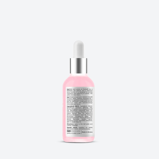 NAIL AND CUTICLE OIL With strawberry extract and vitamin E 30 ml