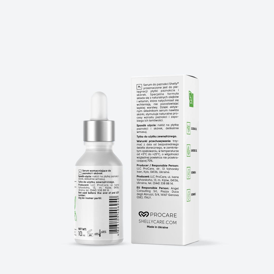 STRENGTHENING NAIL SERUM With jojoba oil and vitamins A, E 10 ml