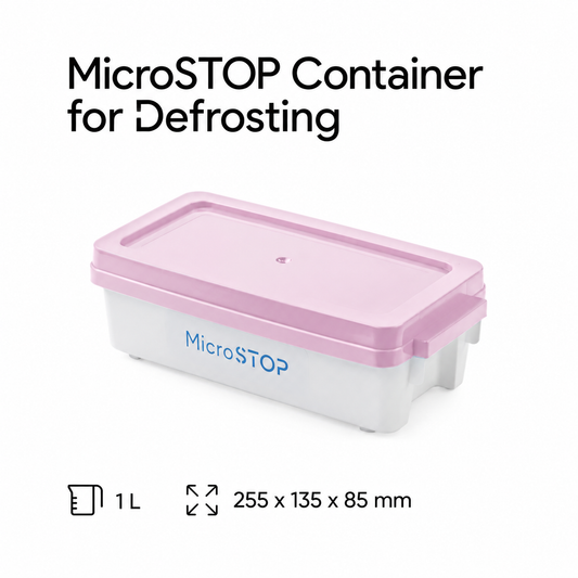 Disinfection container microstop 1l. pink