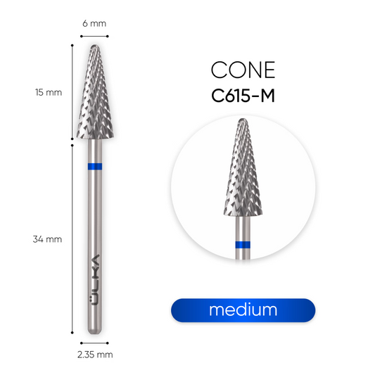 ÜLKA Drill Bit Carbide Cone C615-M Blue Ø6 / 15 mm