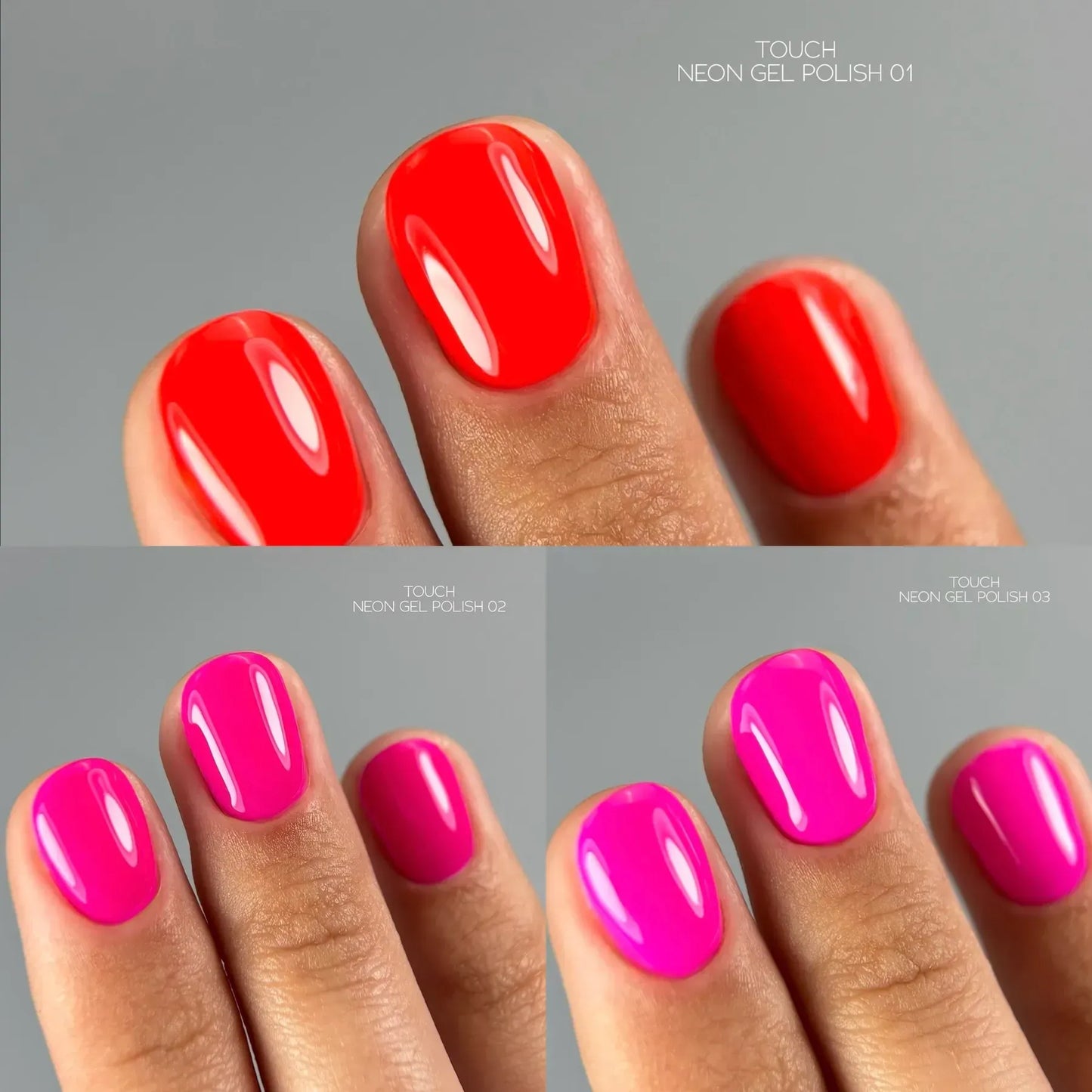 TOUCH Neon gel polish 9ml, 1