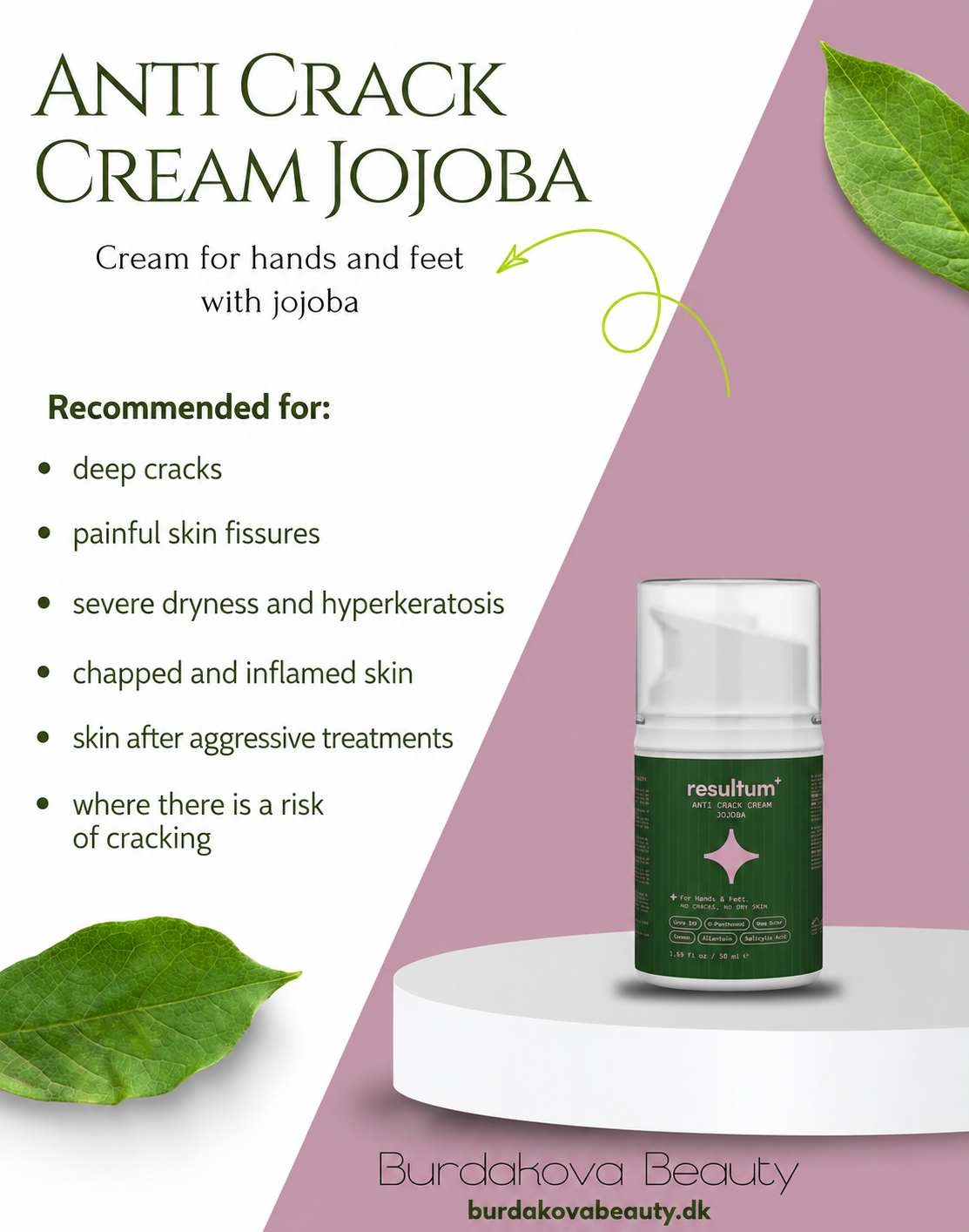 Resultum Anti Crack Cream Jojoba, 50 ml