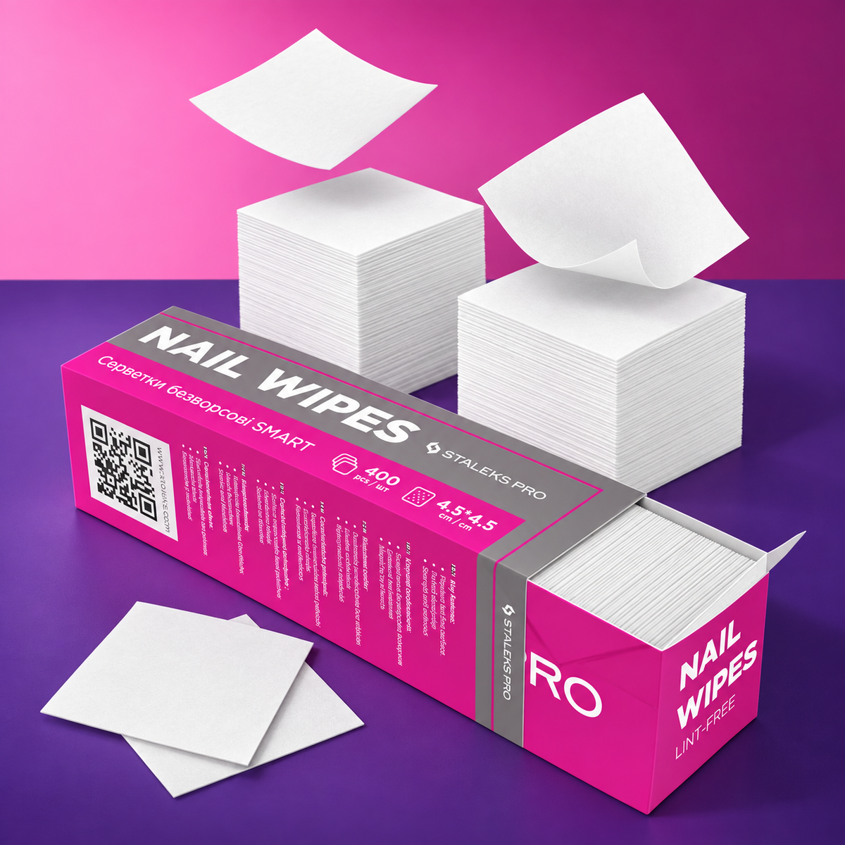 Staleks Smart Lint-Free Wipes (400 pcs)