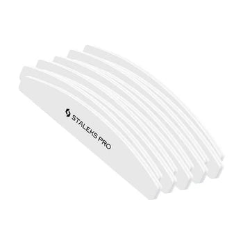 Staleks Pro EXPERT 41 Manicure buffers 100/180 grit, half-moon shape, 10 pcs (disposable)