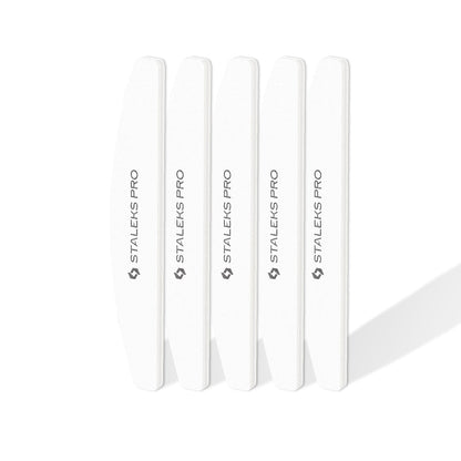 Staleks Pro EXPERT 41 Manicure buffers 100/180 grit, half-moon shape, 10 pcs (disposable)