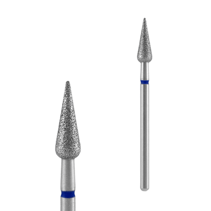 STALEKS PRO EXPERT Diamond cutter Pear sharp Blue (blue) 4 x 12 mm