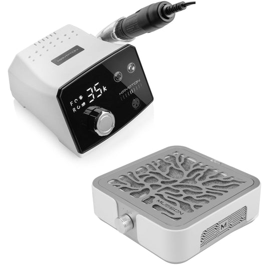 Krypton II XPS-350 Nail Drill + MUSSON X2 Nail Dryer – Professional Manicure and Pedicure Set