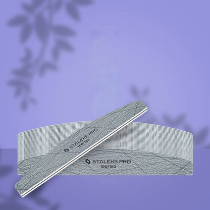 STALEKS SMART 40 Crescent mineral nail file, 100/180 grit (25 pc)