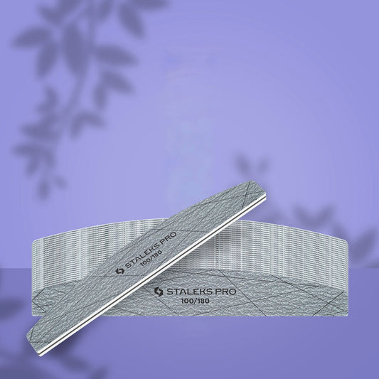 STALEKS SMART 40 Crescent mineral nail file, 100/180 grit (25 pc)