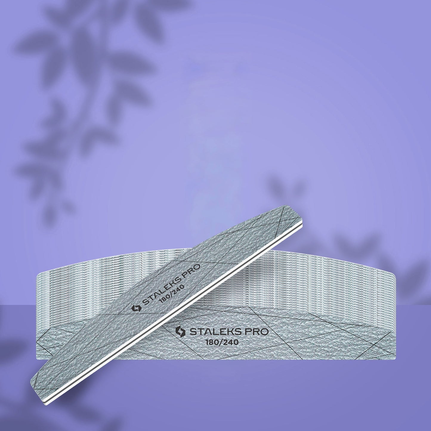 STALEKS SMART 40 Crescent mineral nail file, 180/240 grit (25 pc)