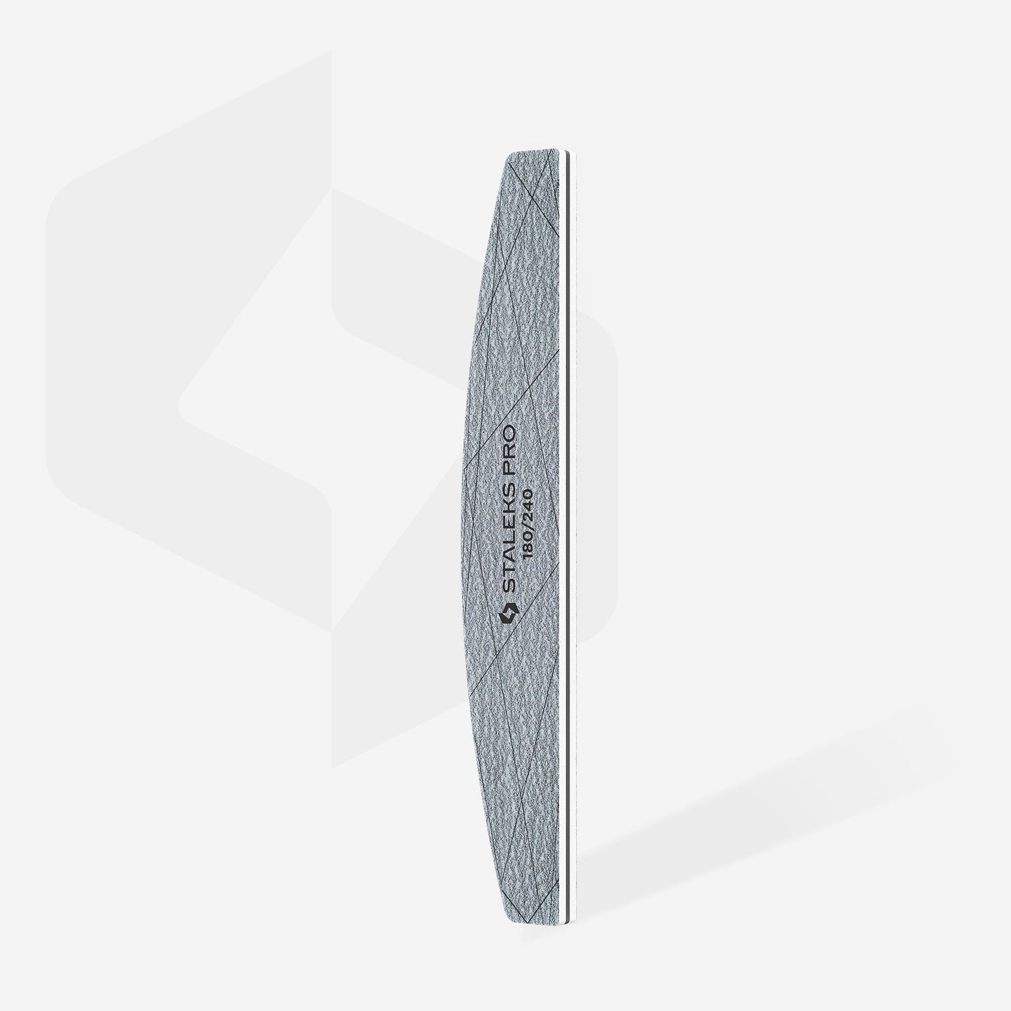 STALEKS SMART 40 Crescent mineral nail file, 180/240 grit (25 pc)