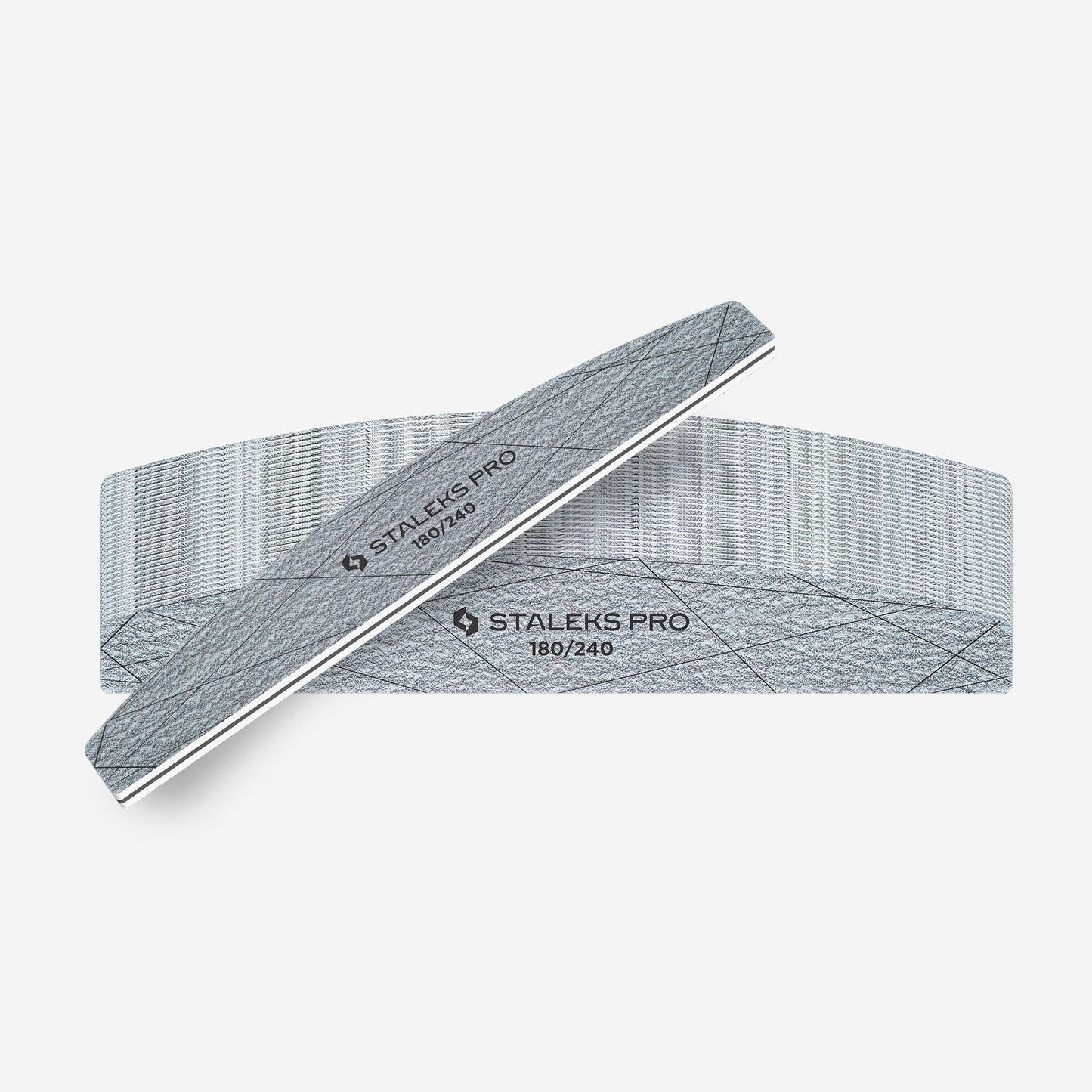 STALEKS SMART 40 Crescent mineral nail file, 180/240 grit (25 pc)