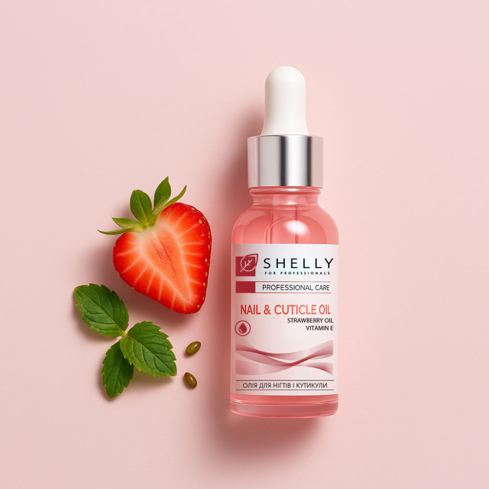 NAIL AND CUTICLE OIL  With strawberry extract and vitamin E 30 ml
