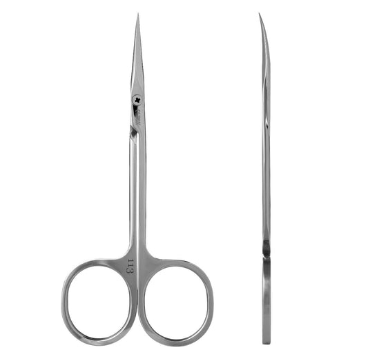 OLTON professional cuticle scissors, 113 mm