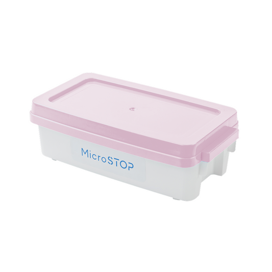 Disinfection container microstop 1l. pink
