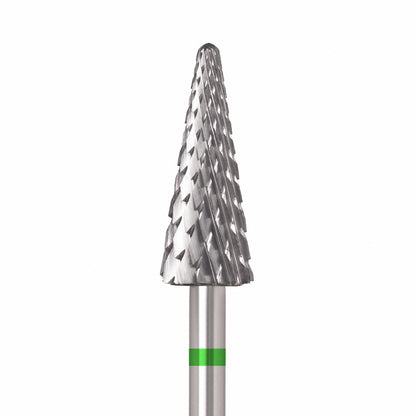 ÜLKA Carbide nail drill bit cone green head diameter 6.0 mm / working part 15 mm