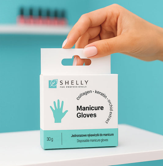 Shelly DISPOSABLE MANICURE GLOVES 30 g x 1 pc