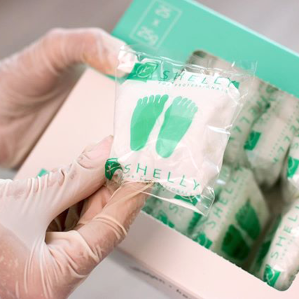Shelly PEDICURE SOCKS PACK Professional waterless pedicure in just 15 minutes 10 pcs
