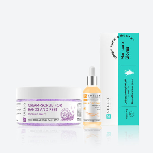 Shelly MOISTURIZING AND SOFTENING SET FOR DRY HANDS
