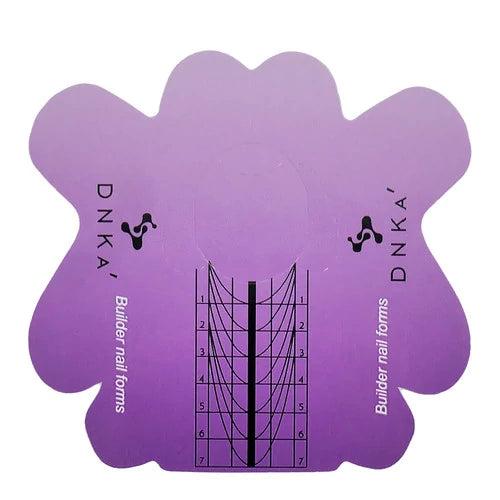 DNKa' “SHORT” PAPER BUILDER NAIL FORMS, 500 pcs