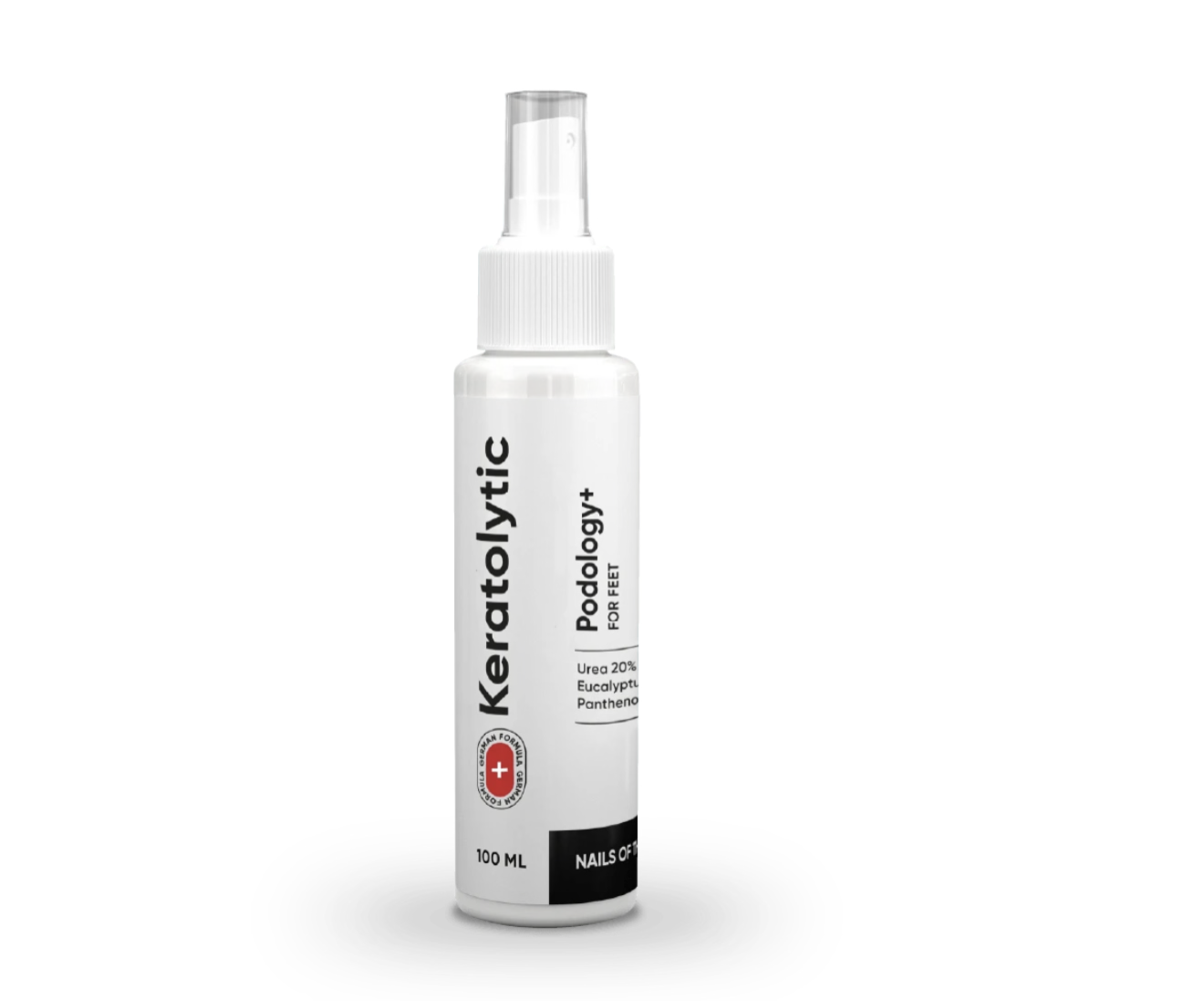 Nailsoftheday Podology+ Keratolytic for feet, urea 20%, 100 ml.