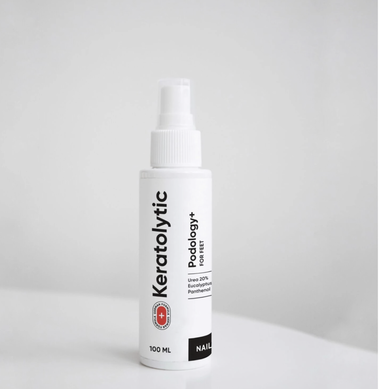 Nailsoftheday Podology+ Keratolytic for feet, urea 20%, 100 ml.