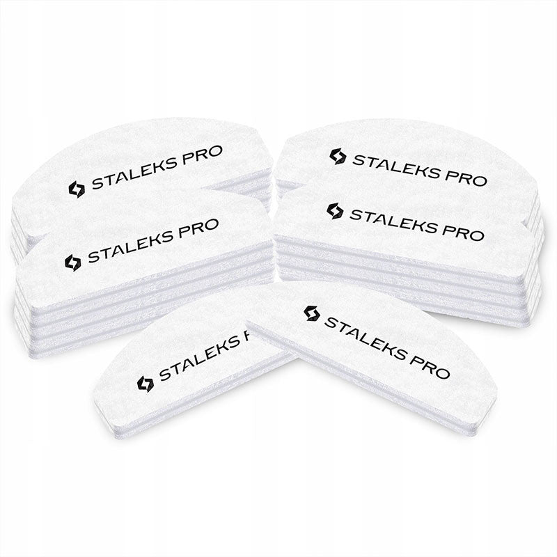 STALEKS EXPERT 41 Mini Crescent grinding nail buff, 100/180 grit (20 pcs)