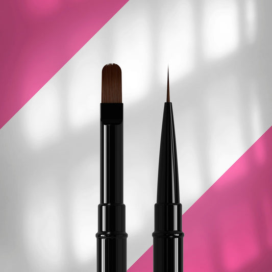STALEKS EXPERT 03/06 Double-ended brush, liner 10 mm/for gel 11mm