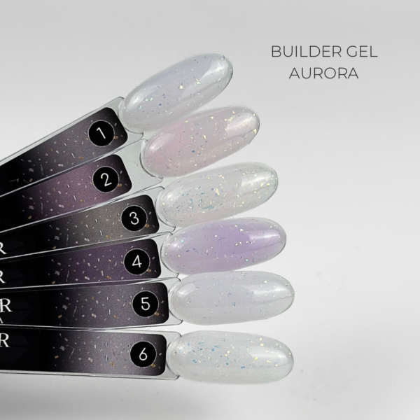 Builder Gel Aurora №6 Crystal Professional, 30ml