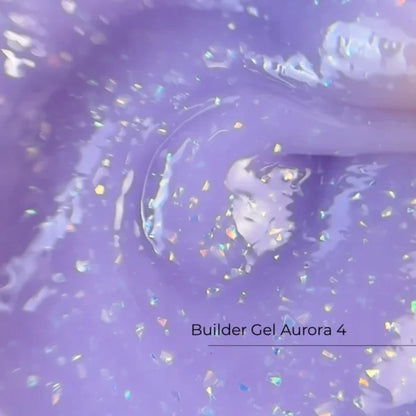 Builder Gel Aurora №4 Crystal Professional, 15ml