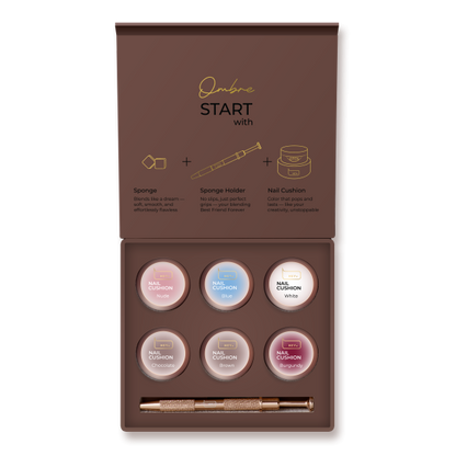 HEYLOVE Nail cushion set Brown, 6 pcs