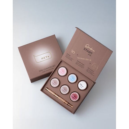 HEYLOVE Nail cushion set Brown, 6 pcs