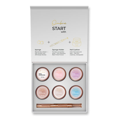 HEYLOVE Nail cushion set White, 6 pcs