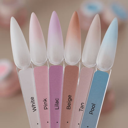 HEYLOVE Nail cushion set White, 6 pcs