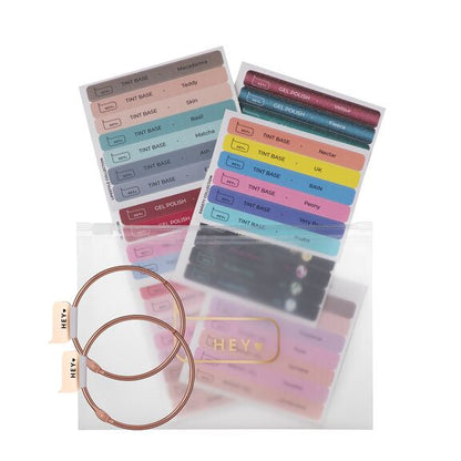 HEYLOVE Gel Polish – Basic Collection Box, 66 pieces