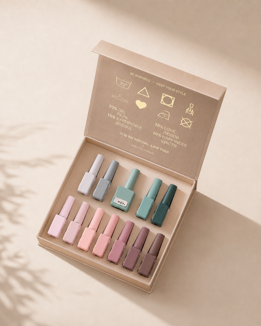 HEYLOVE Gel Polish Set 15 ml 12 pcs (Shades of Your Choice)