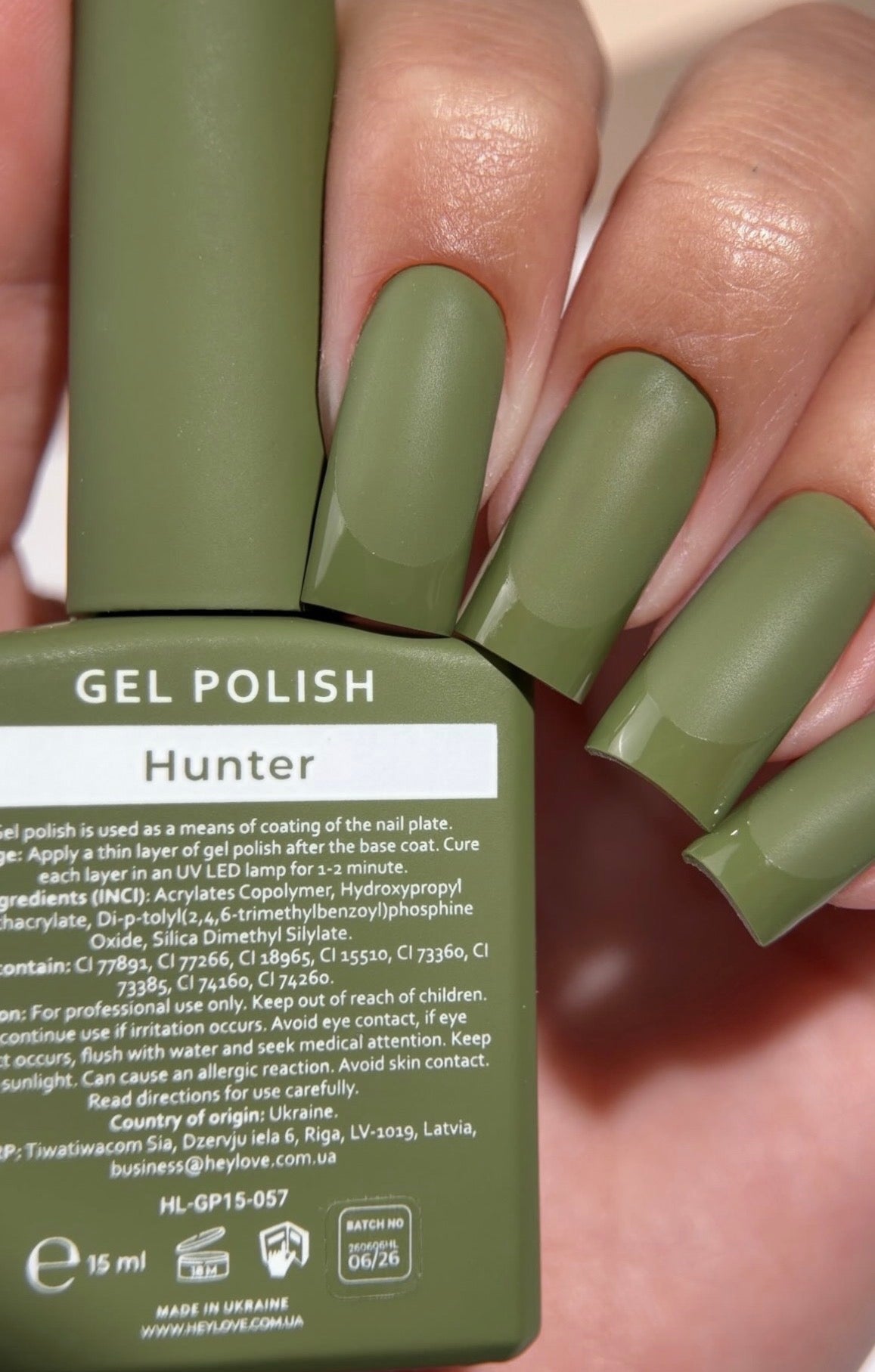 HEYLOVE Gel Polish Hunter, 15 ml