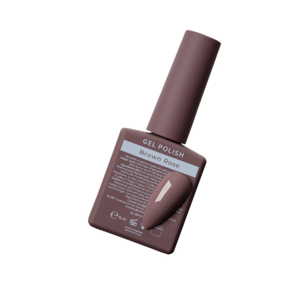 HEYLOVE Gel Polish Brown Rose, 15 ml