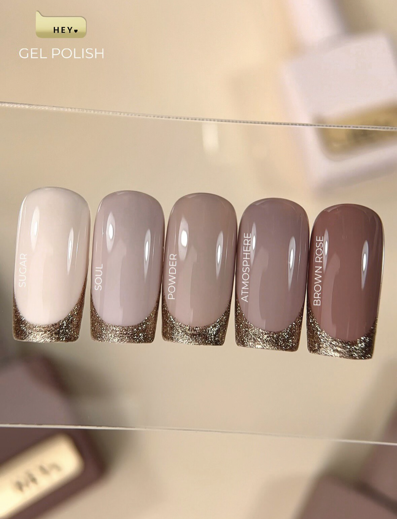 HEYLOVE Gel Polish Cashmere, 15 ml