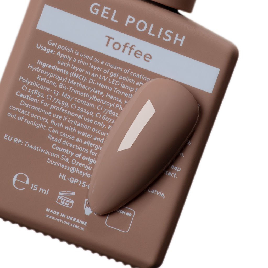 HEYLOVE Gel Polish Toffee, 15 ml
