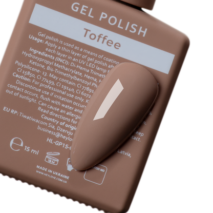 HEYLOVE Gel Polish Toffee, 15 ml